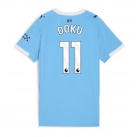 Manchester City Jeremy Doku #11 Hemmatröja Dam 2025-26 Kortärmad